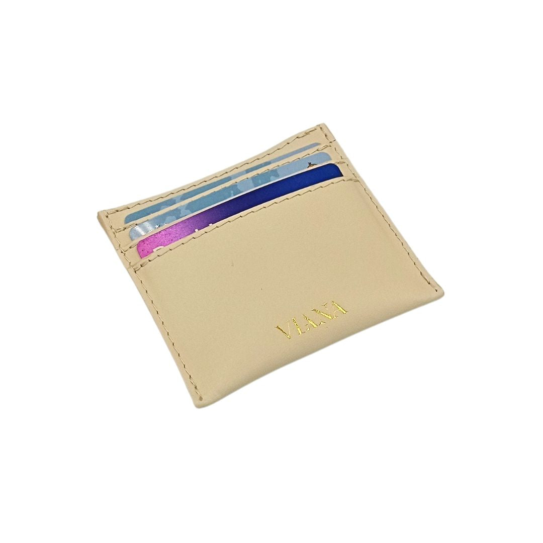 Card holder - beige