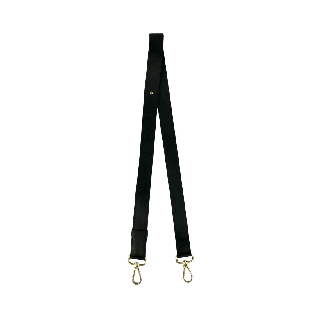 black leather strap