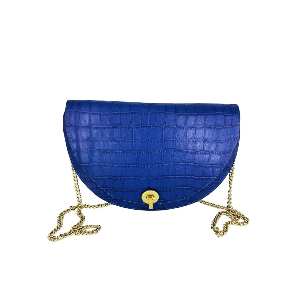 with gold chain strap